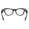 Умные очки Ray-Ban Meta* Skyler Gen 2 Shiny Black, Прозрачные линзы для компьютера Clear Blue-Violet (RW4014)